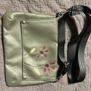 Queen Bee leather crossbody